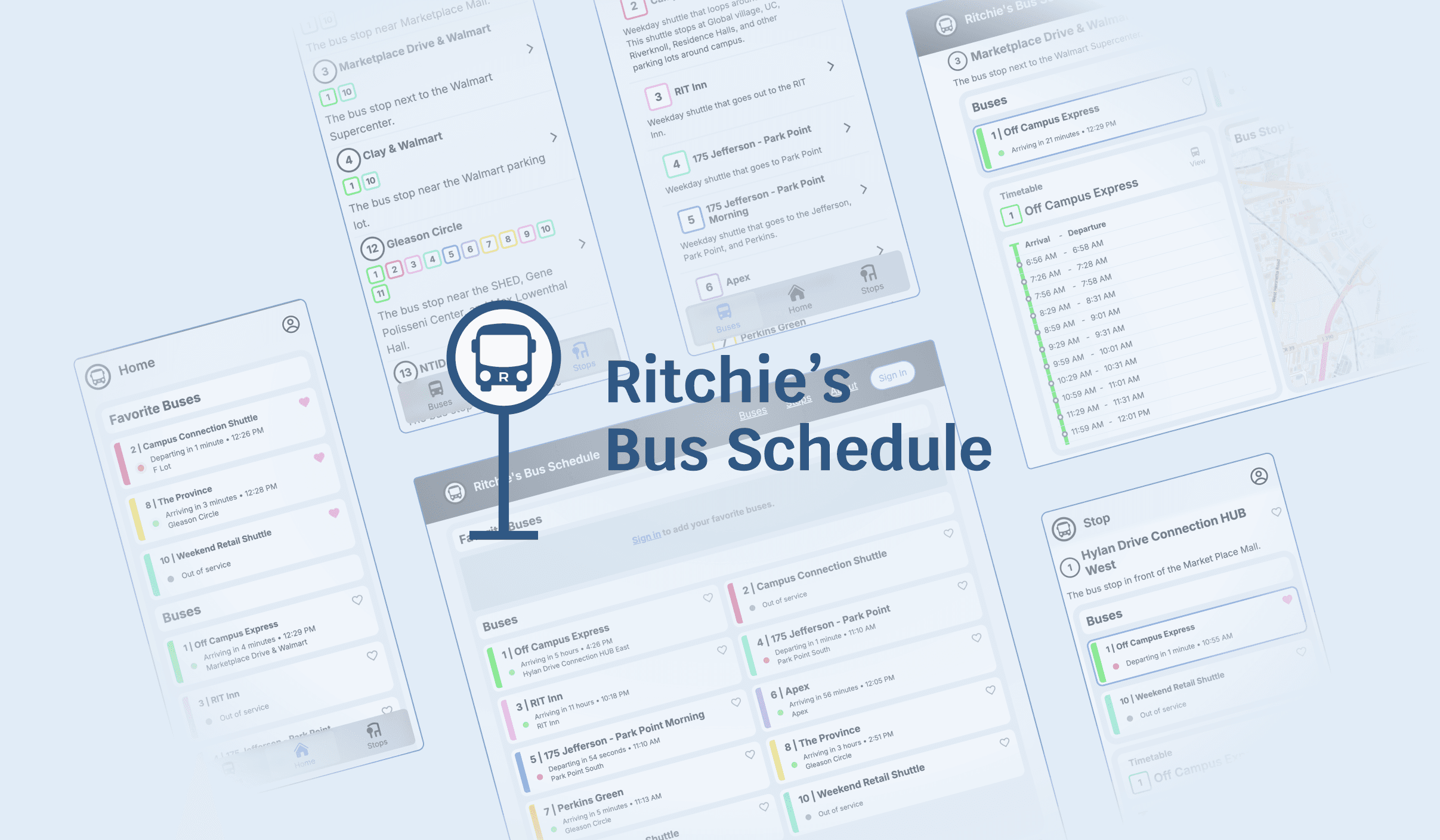 Ritche's Bus Schedule